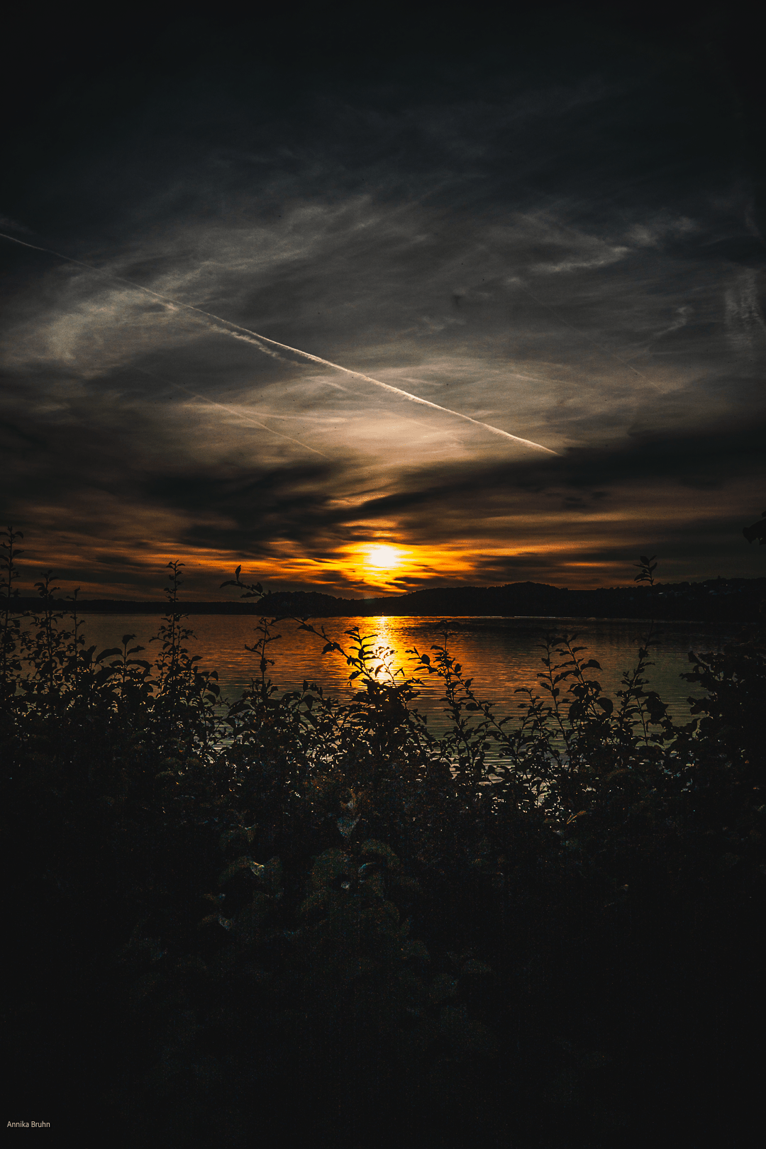 Sonnenuntergang am Brombachsee